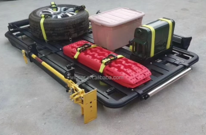 Thumbnail: 4x4 Accessories Aluminum Flat Roof Carrier Car Roof Rack Customized for All Mode