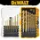 Thumbnail: DEWALT Original DW1361 Titanium Twist Drill Bit Set Woodworking Metal  HSS High
