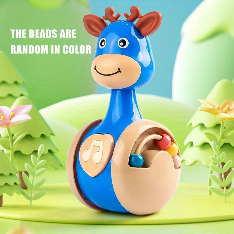 Thumbnail: Roly Poly Baby Toys 6 to 12 Months, Tumbler Wobbler Toys for Infant Boy Girl - P