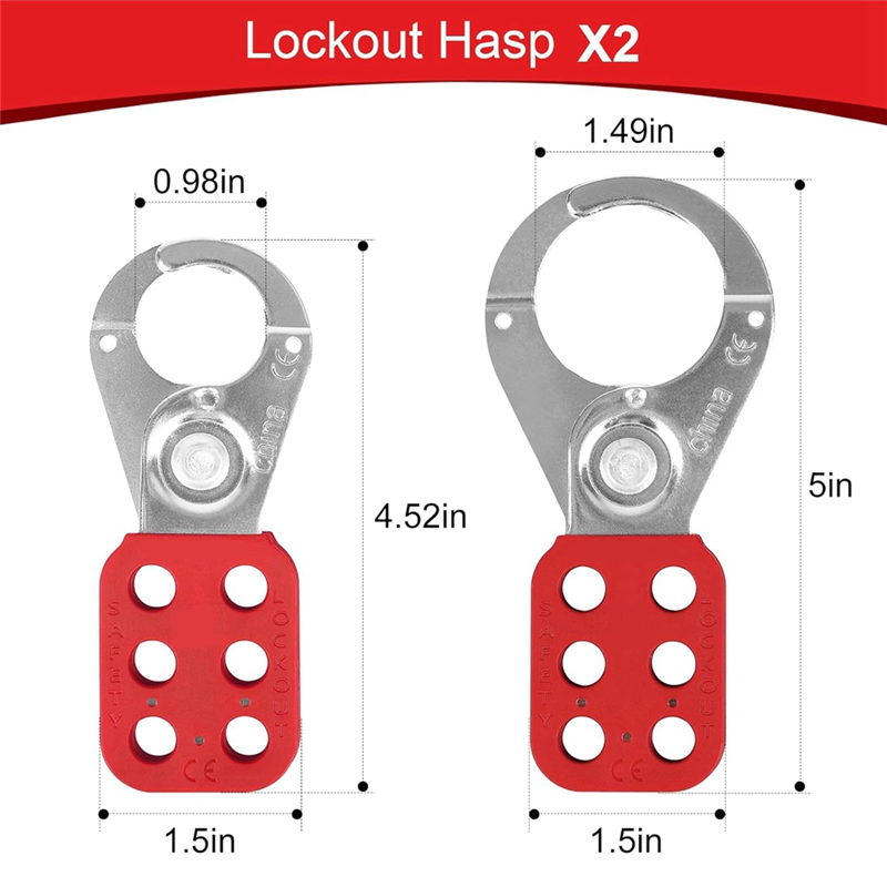 Thumbnail: FULL-Lockout Tagout Kit Electrical-Group Lockout Haspstags,Lock Out Industrial T