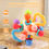 Thumbnail: Baby Toy Manhattan Round Ball Soft Silicone Hand Grab Ball Rattle Infantil Chewa