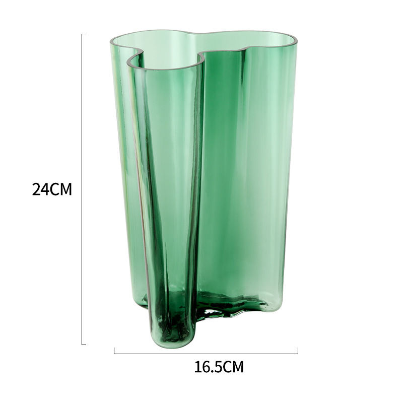 Thumbnail: European Glass Vase Room Decor Vase Modern Hydroponic Plants European Fresh for