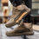 Thumbnail: Safety Boots Men Protection Steel Toe Work Boots Indestructible Shoes Lightweigh