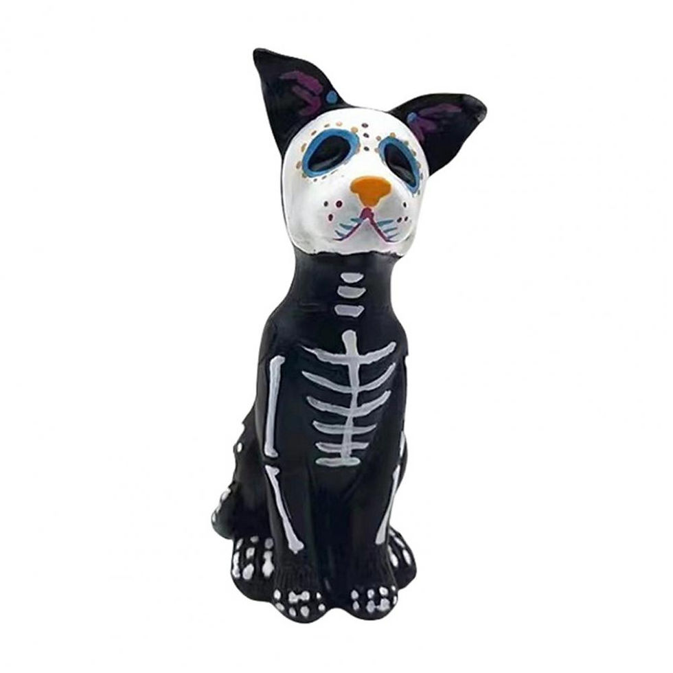 Thumbnail: Halloween Home Decorations Dog Cat Ornament Spooky Halloween Haunted House Decor
