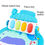 Thumbnail: Baby Fitness Stand Music Play Gym Activity Toys Newborn Piano Crawling Blanket P