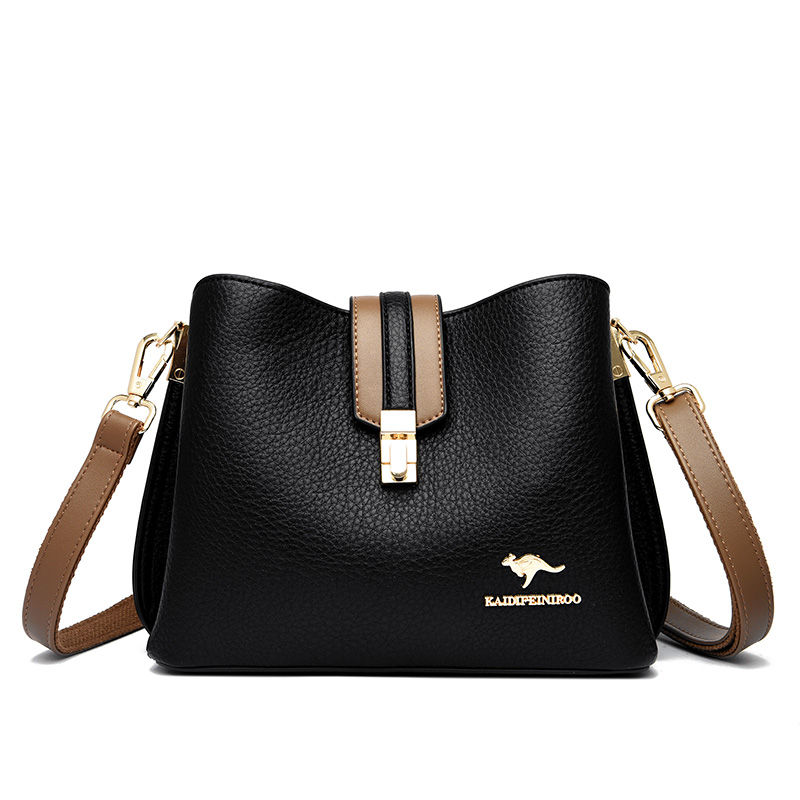 Thumbnail: Women Bags Designer Handbags Casual Leather Cowhide High Capacity Shoulder Cross