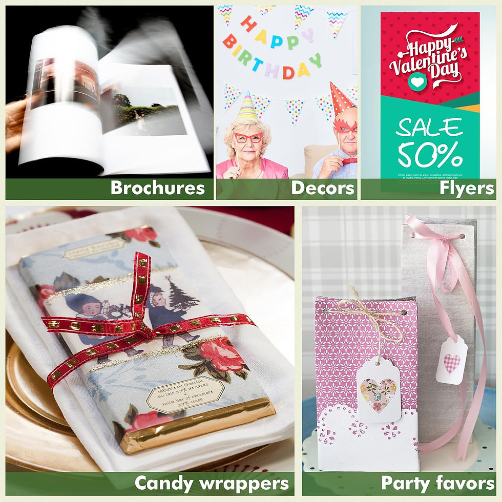 Thumbnail: Single Sided Glossy Photo Paper A4 100 Sheets, Professional Quality One-Sided Gl