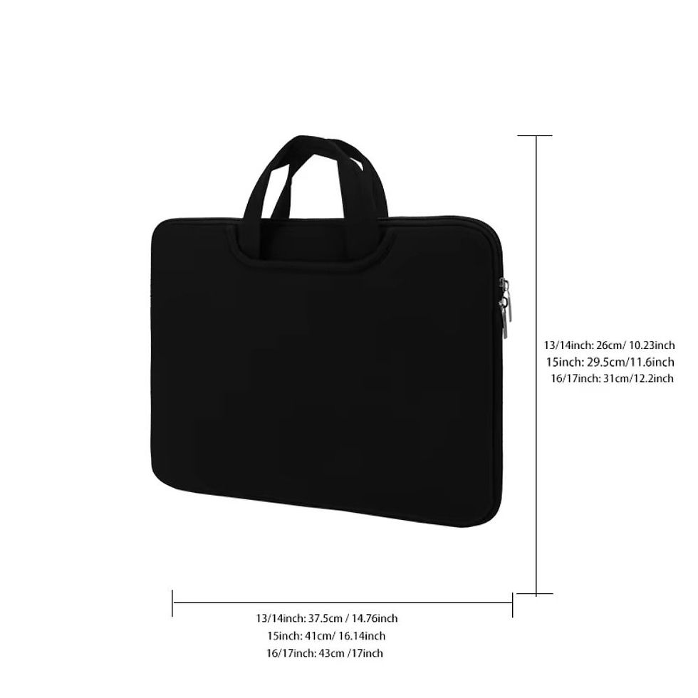 Thumbnail: Fashion With Handle Portable Laptop Bags Waterproof Lightweight Laptop Case Dual