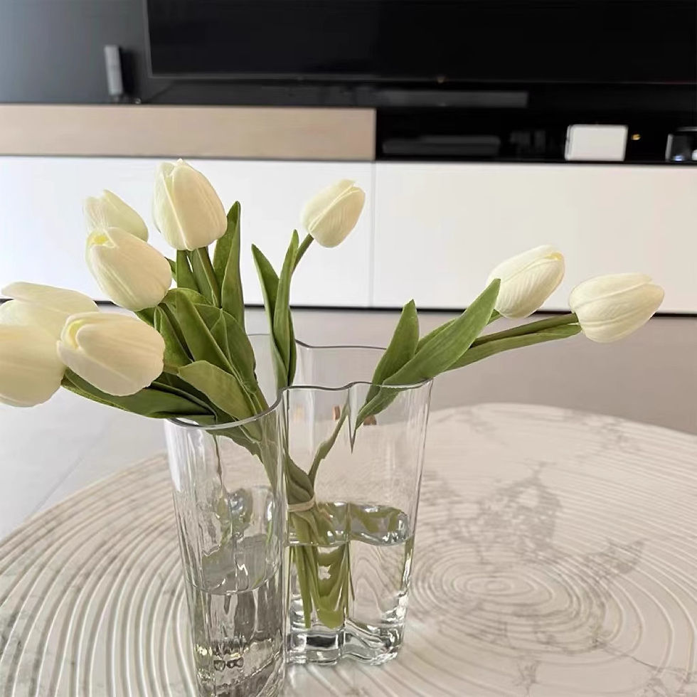 Thumbnail: European Glass Vase Room Decor Vase Modern Hydroponic Plants European Fresh for