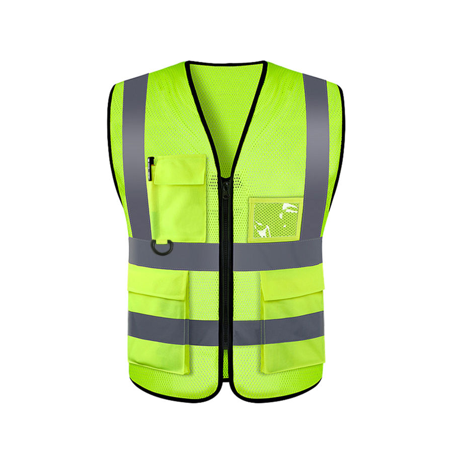 Safety High Visibility Vest Adjustable Security Vests Traffic Night Outdoor For