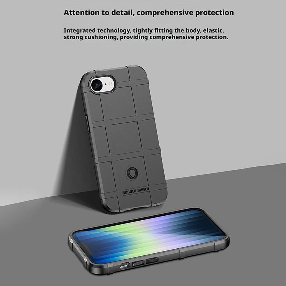 Thumbnail: Phone Case For iPhone 16e Rugged Armor Shockproof Phone Case Soft TPU Slim Full