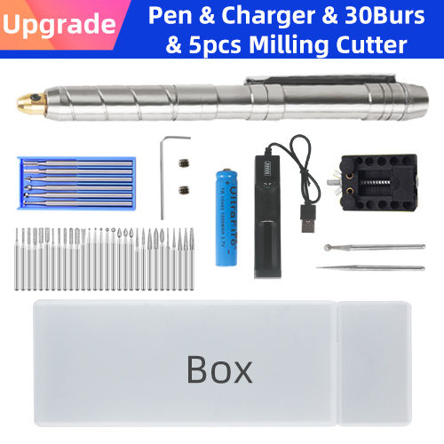 Thumbnail: Wireless Electric Drill Grinder Pen with Rotary Tools Kit Drilling Machine Handh