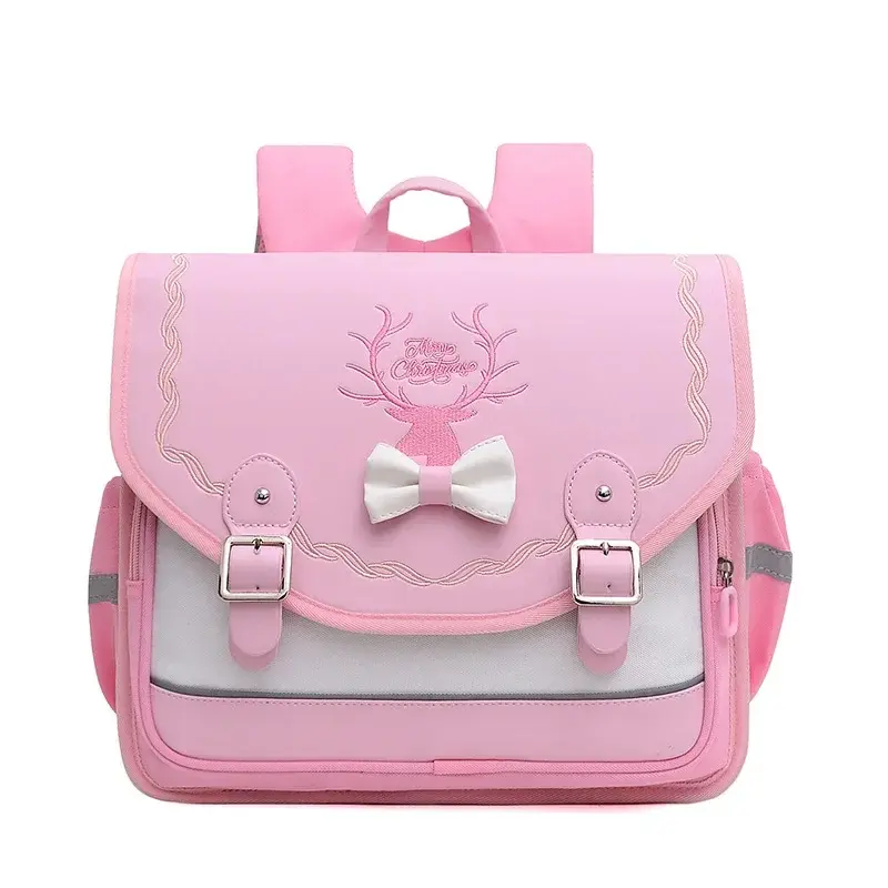 Thumbnail: School Bags Girls Orthopedic Backpack Cute Waterproof SchoolBag for Teenage Flip