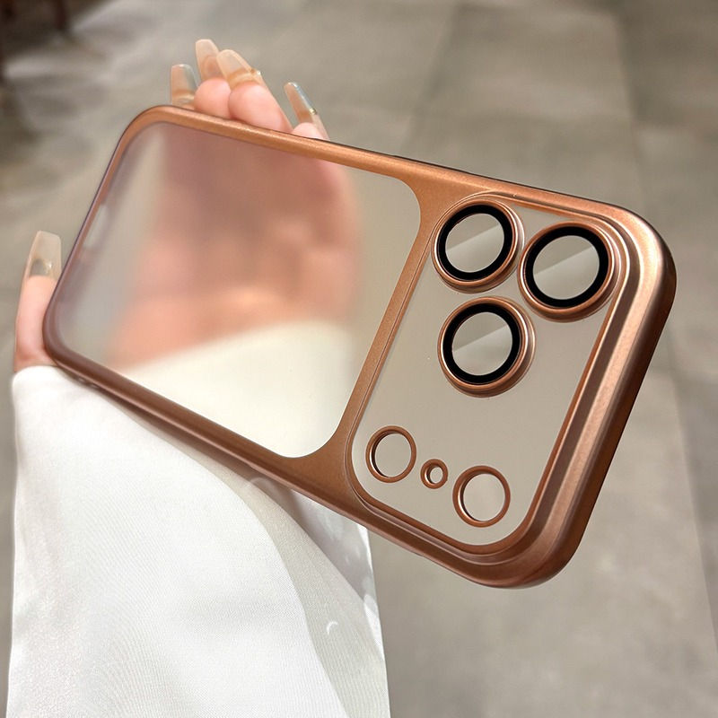 Thumbnail: Luxury Matte Hard PC Ultra Slim Case for iPhone 17 Pro Max 16 15 14 13 Plating C