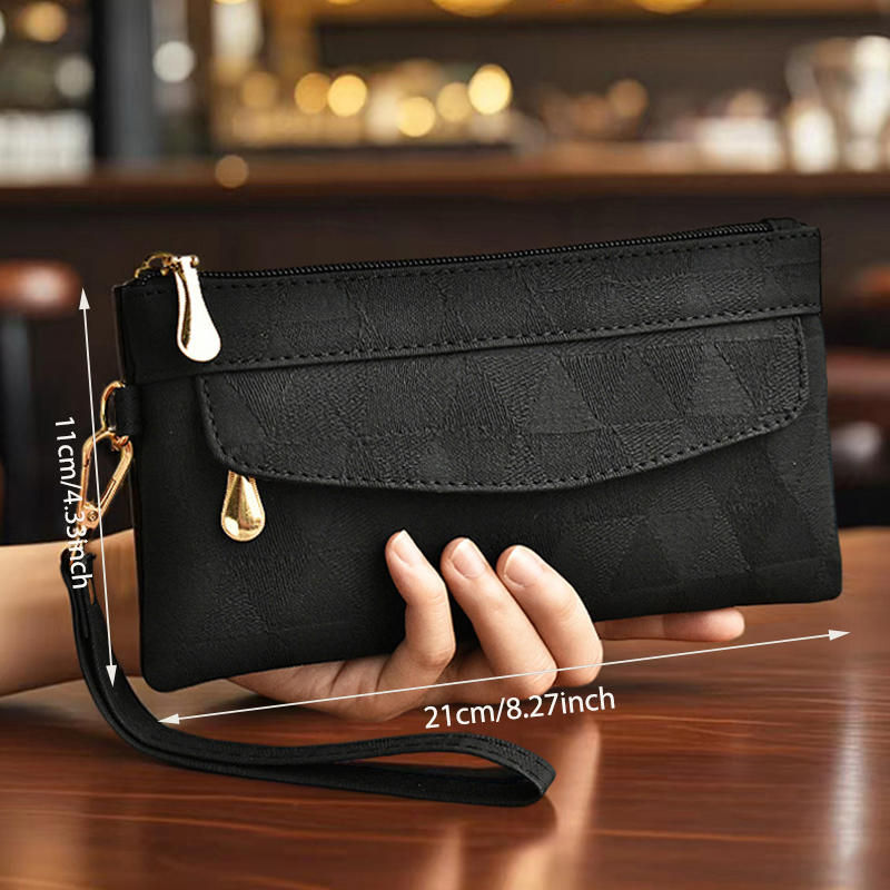 Thumbnail: Fashionable Handbag For Women Mobile Wallet Handbag Female Solid Color Handbag C