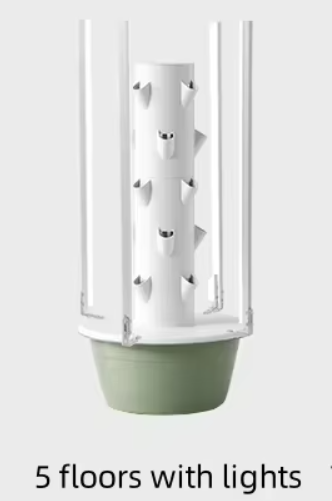 Thumbnail: Hydroponic Tower with LED Grow Light Vertical Soilless Culture Equipment Hydropo