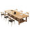 Thumbnail: Custom Office Furniture Office Writing Computer Table Desk 6 Seaters Solid Wood 