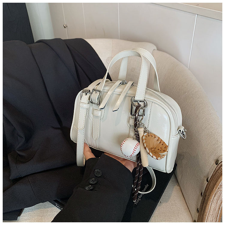 Thumbnail: Women's Handbag Crafted From Premium Leather Featuring Casual Paris Vintage Styl