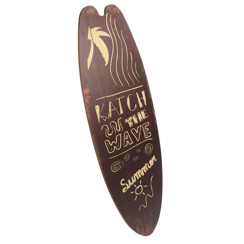 Thumbnail: Sea Decorative Summer Theme Surfboard Sea Decor Wooden Surf Board Wall Sea Decor