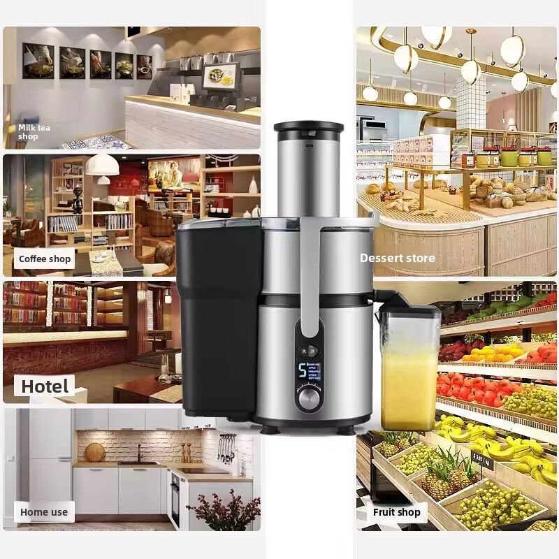 Thumbnail: Juicer Machine, 1250W High-Speed Blender for Fruits/Vegetables, BPA-Free 304 Sta