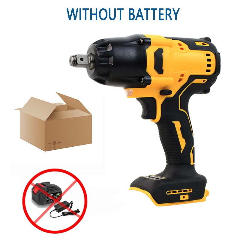 Thumbnail: Brushless  Electric Impact Wrench 1/2 inch Power Tools Industry Cordless High To
