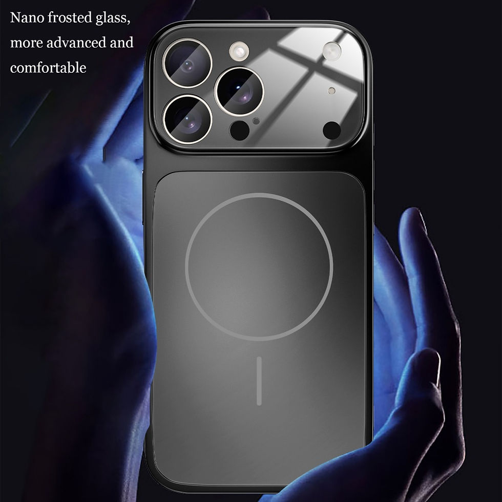 Thumbnail: Original Glass Nano Matte Case For iPhone 17 Air 16 15 14 13 Pro Max 17Pro Magne