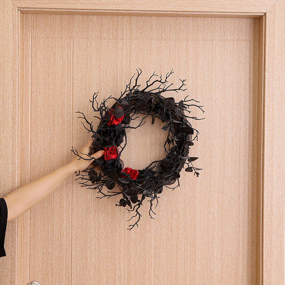 Thumbnail: 2025 Halloween Decorative Garland Door Hanging Festive Window Party Simulation W
