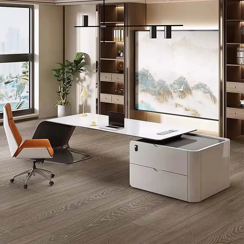Thumbnail: Executive Desks luxury  Modern Office Furniture  CEO Table For Boss Office