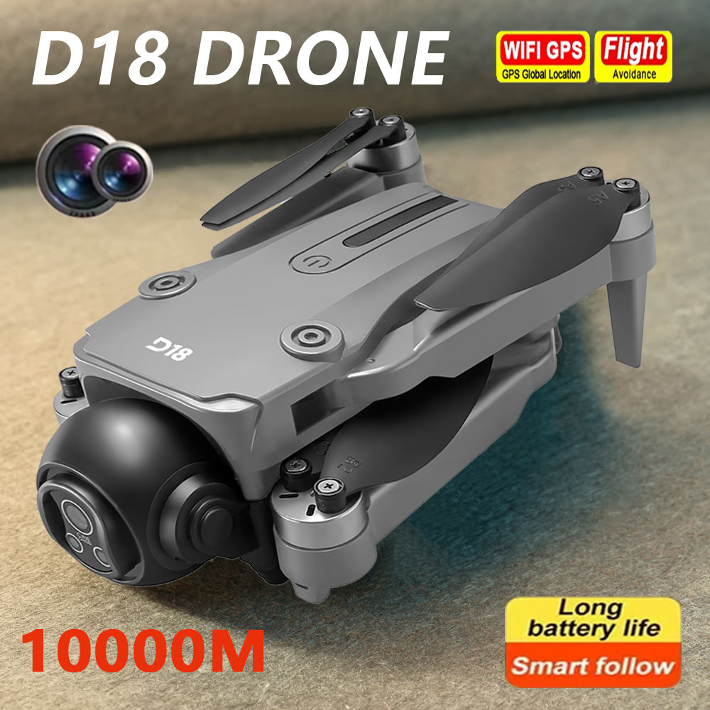 2025 D18 Drone 8K Aerial HD Dual Camera Photography Intelligent Obstacle Avoidan