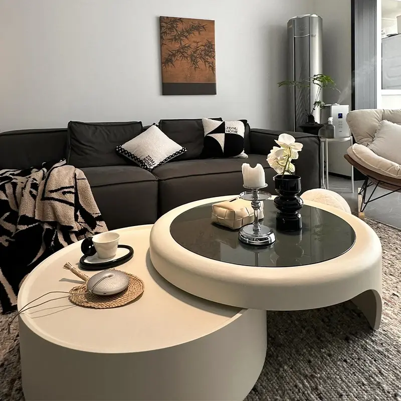 Thumbnail: Decor Simple Coffee Tables Luxury Modern Unique Design Coffee Tables Round Minim