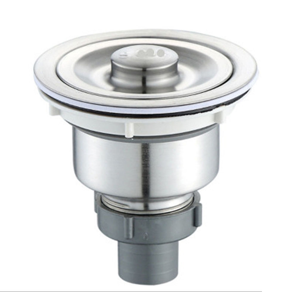 Thumbnail: Stainless Steel Sink Drain Strainer Home Kitchen Hardware Tools With Removable D