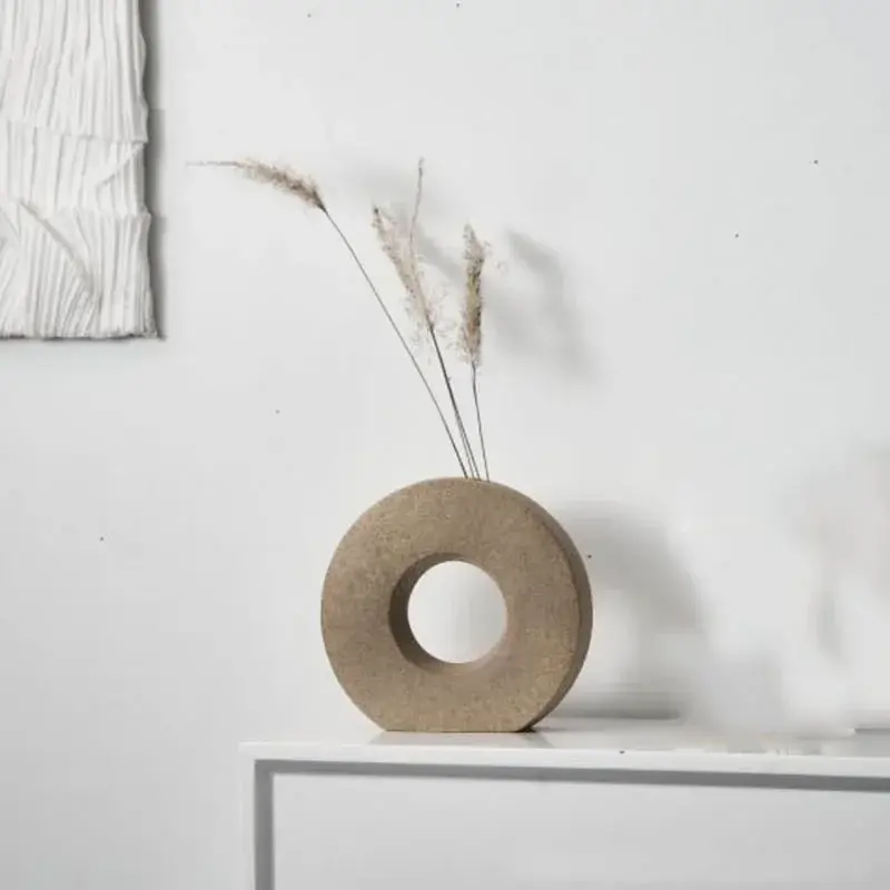 Thumbnail: Nordic Home Decor Vase Decoration Home Donut Vase Luxury Living Room Decoration