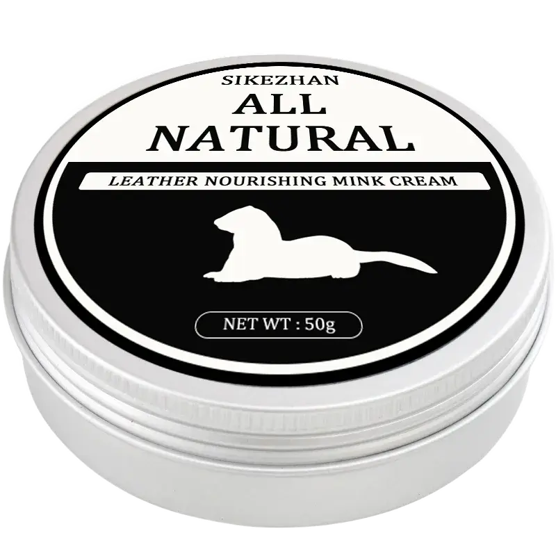 Thumbnail: Car Leather Cleaning cream Seat Maintenance Care Oil Leather Restoration Mink Oi