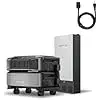 EF ECOFLOW DELTA Pro Ultra with Smart Home Panel 2 with AC cable, 6144Wh Power Station, Lifepo4 Battery Backup Expandable to 90kWh,120/240V 7200W AC Output, Solar Generator for Home Use
