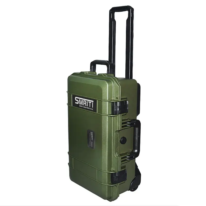 Thumbnail: Safety Protector Hardware Organizer Tool Case Portable Box with Wheels Impact Re