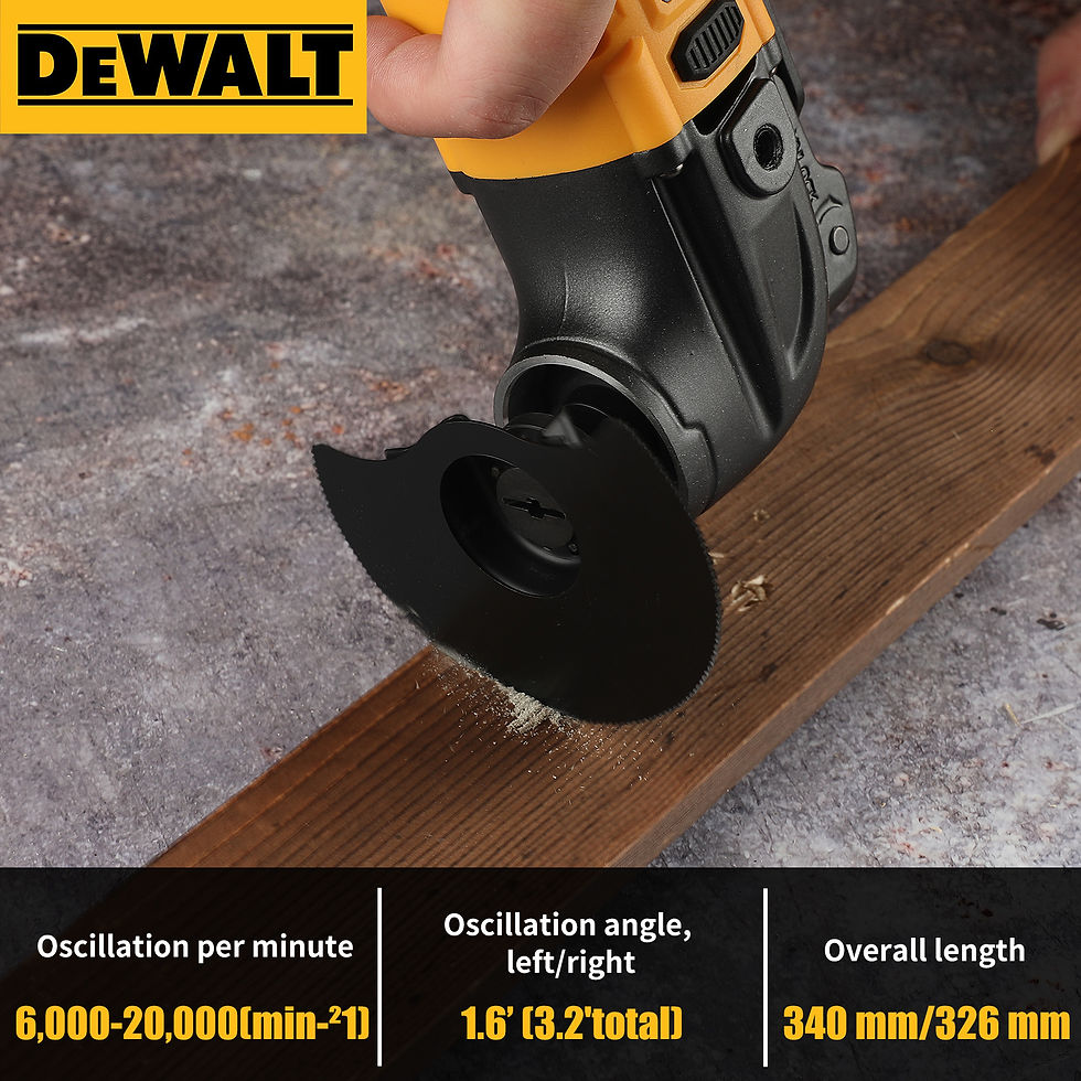 Thumbnail: Dewalt Brushless Quick Release Oscillating Tool, Multi-Tool, Renewable Electric