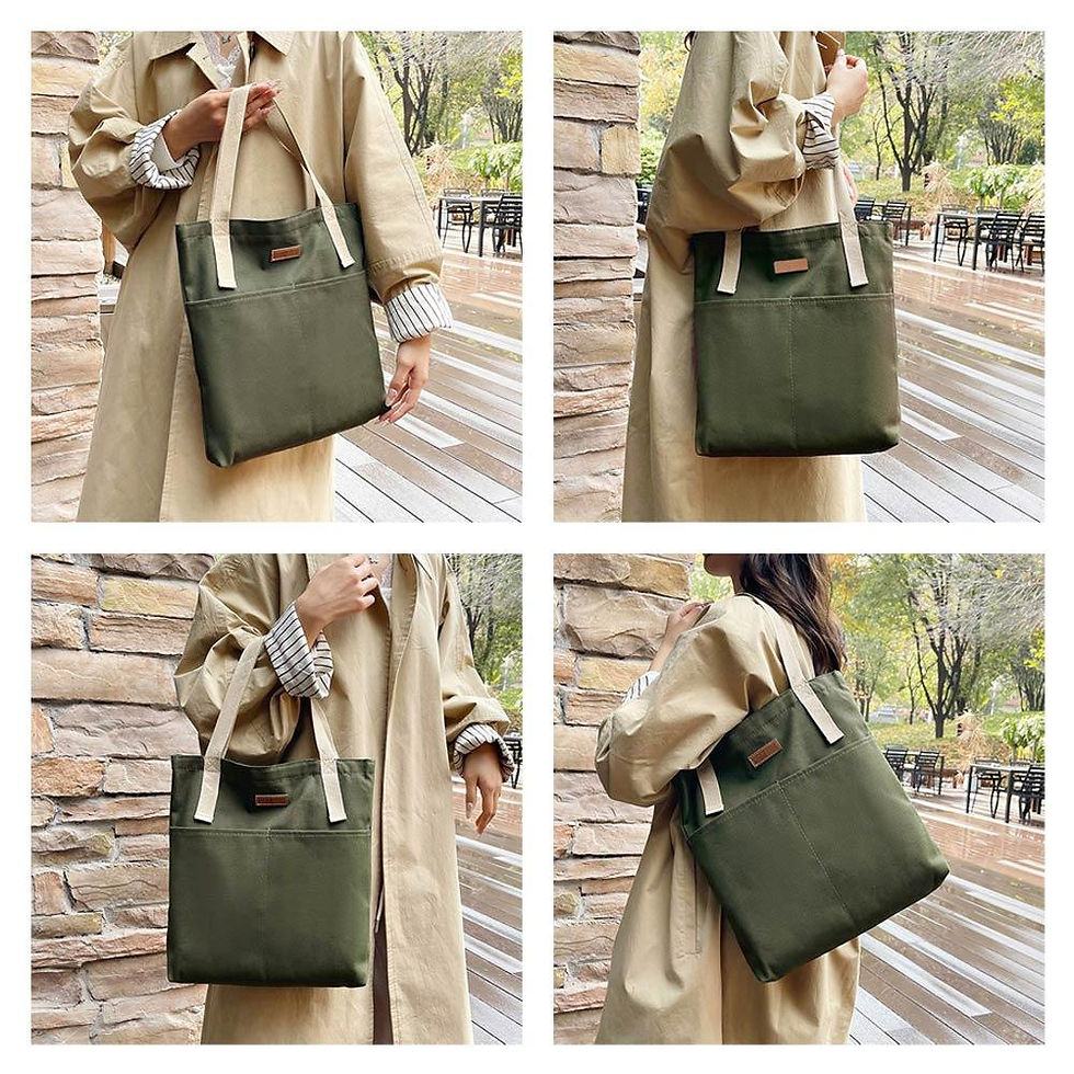 Thumbnail: Women's Tote Bag Large capacity Canvas Hand-held Shoulder bag  Handbag Convenien