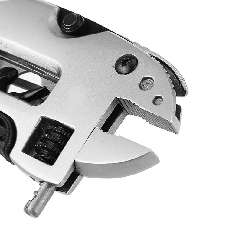 Thumbnail: Multitool Pliers Pocket Knife Screwdriver Set Kit Adjustable Wrench Jaw Spanner