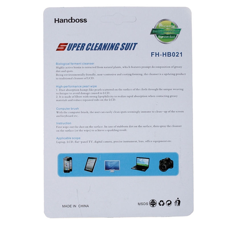 Thumbnail: 1 Set Brush Cloth Liquid High Qulity Screen Cleaning for LCD Tablet Phone Pad La