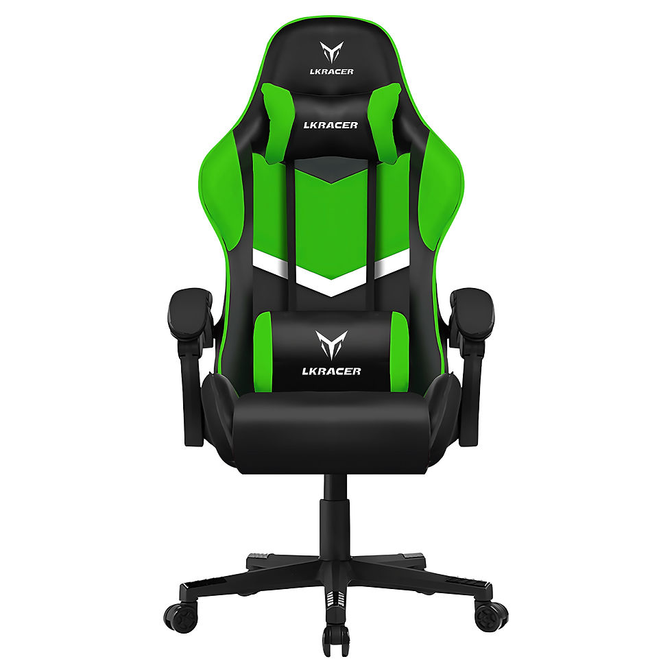 Thumbnail: LUCKRACER Gaming Chair, Massage Ergonomic Computer Chair with Lumbar Support Hig