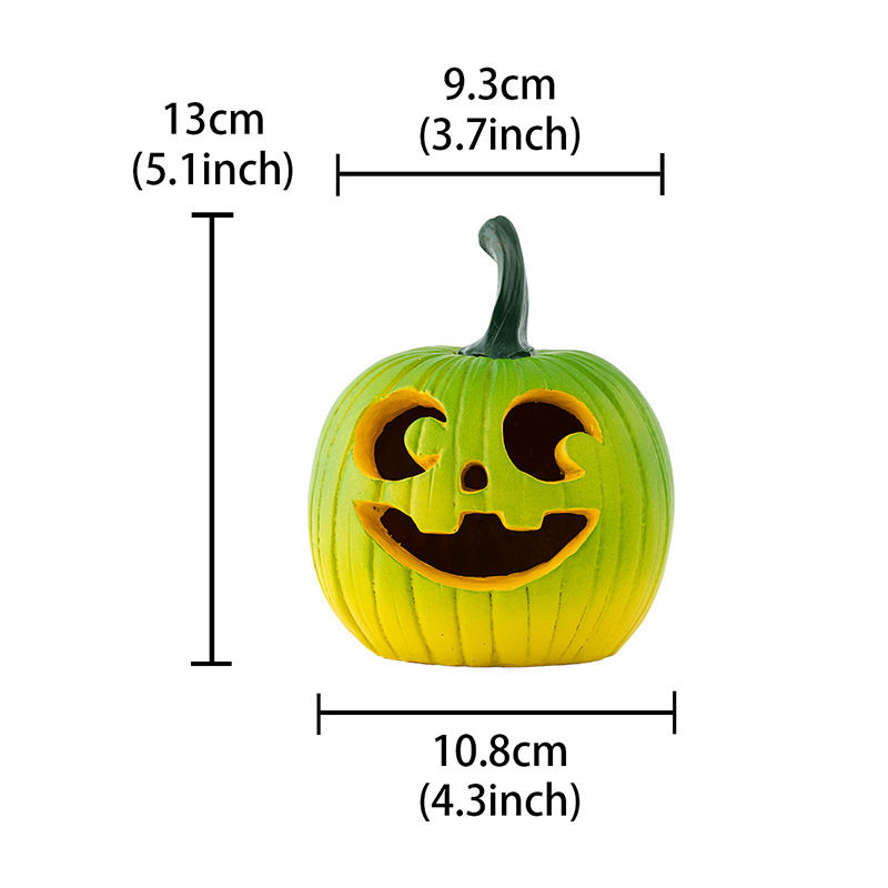 Thumbnail: Halloween Pumpkin Ornaments Desktop Gadgets Colorful Creat Decoration Resin Orna
