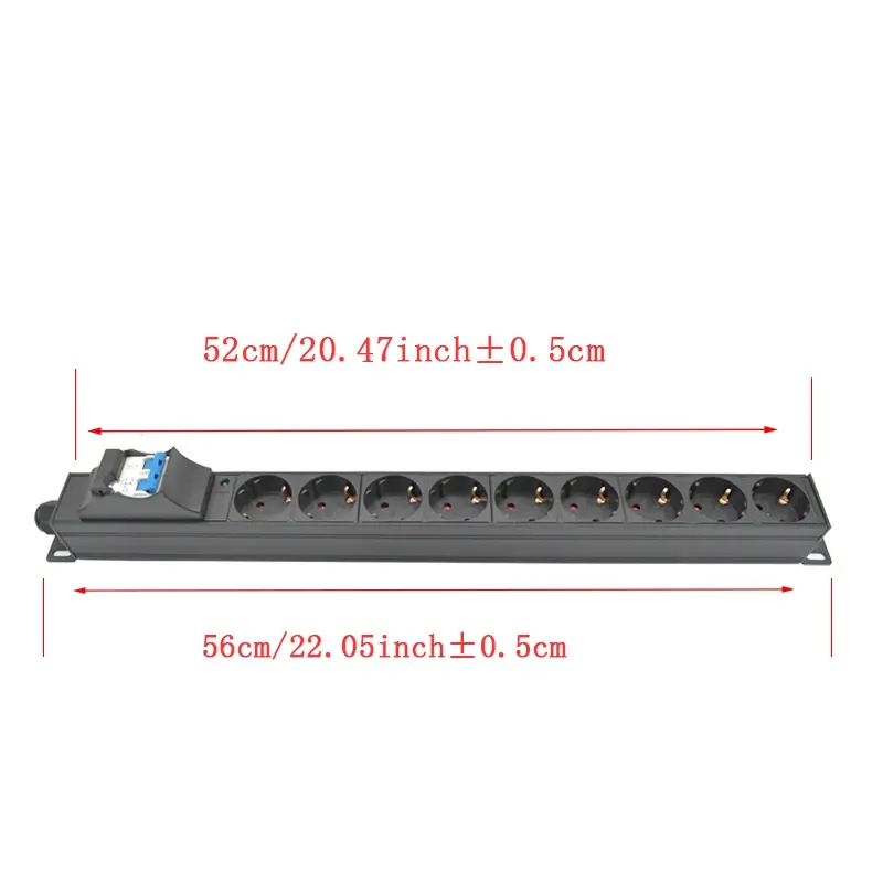 Thumbnail: PDU Power Distribution Unit Strip Network Cabinet Rack Aluminum Alloy PDU Power