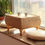 Thumbnail: Rattan Floor Tea Table Tatami Style Minimalist Coffee Table for Balcony Low Beds