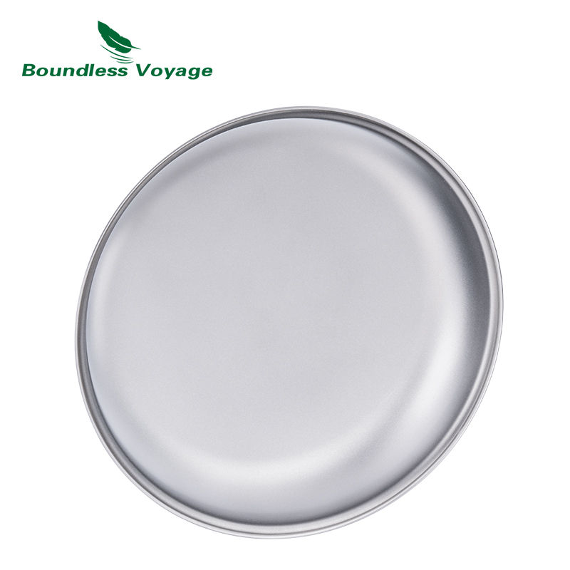 Thumbnail: Boundless Voyage Titanium Plates Dishes Saucer Outdoor Home Food Tray Round Dinn