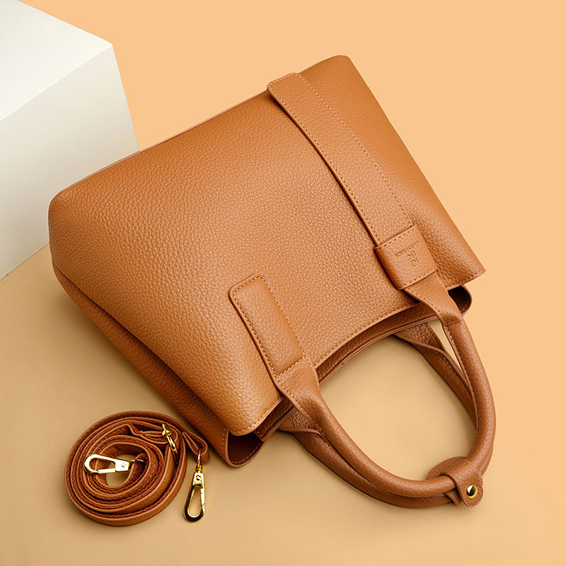 Thumbnail: Business Handbags For Women 2026 Luxury Designer Handbag Pure Color Big Capacity