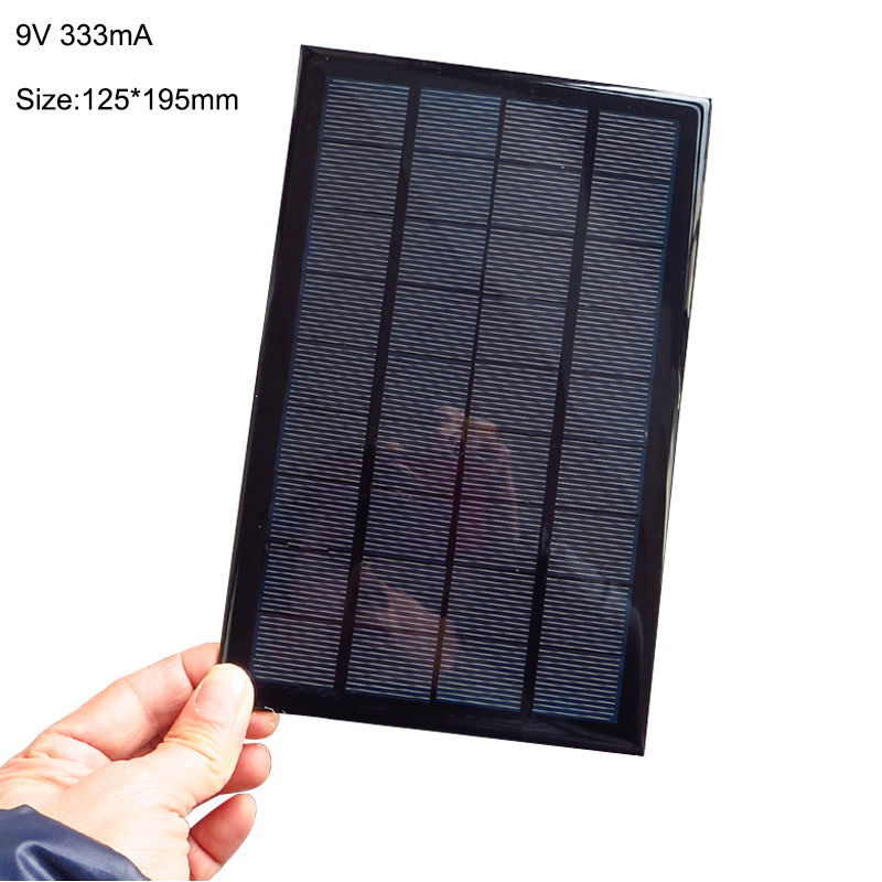 Thumbnail: Solar Panel 6V 9V 18V Mini Solar System DIY For Battery Cell Phone Chargers Port