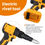 Thumbnail: Brushless Electric Riveter Gun 3-6mm Rivet Cordless Riveting Tool Screwdriver fo