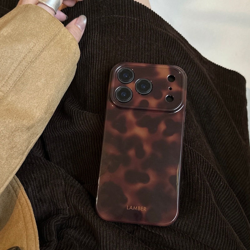 Thumbnail: Amber Retro Brown Imd Shockproof Phone Case For IPhone 17 16 15 14 12 11 13 Pro