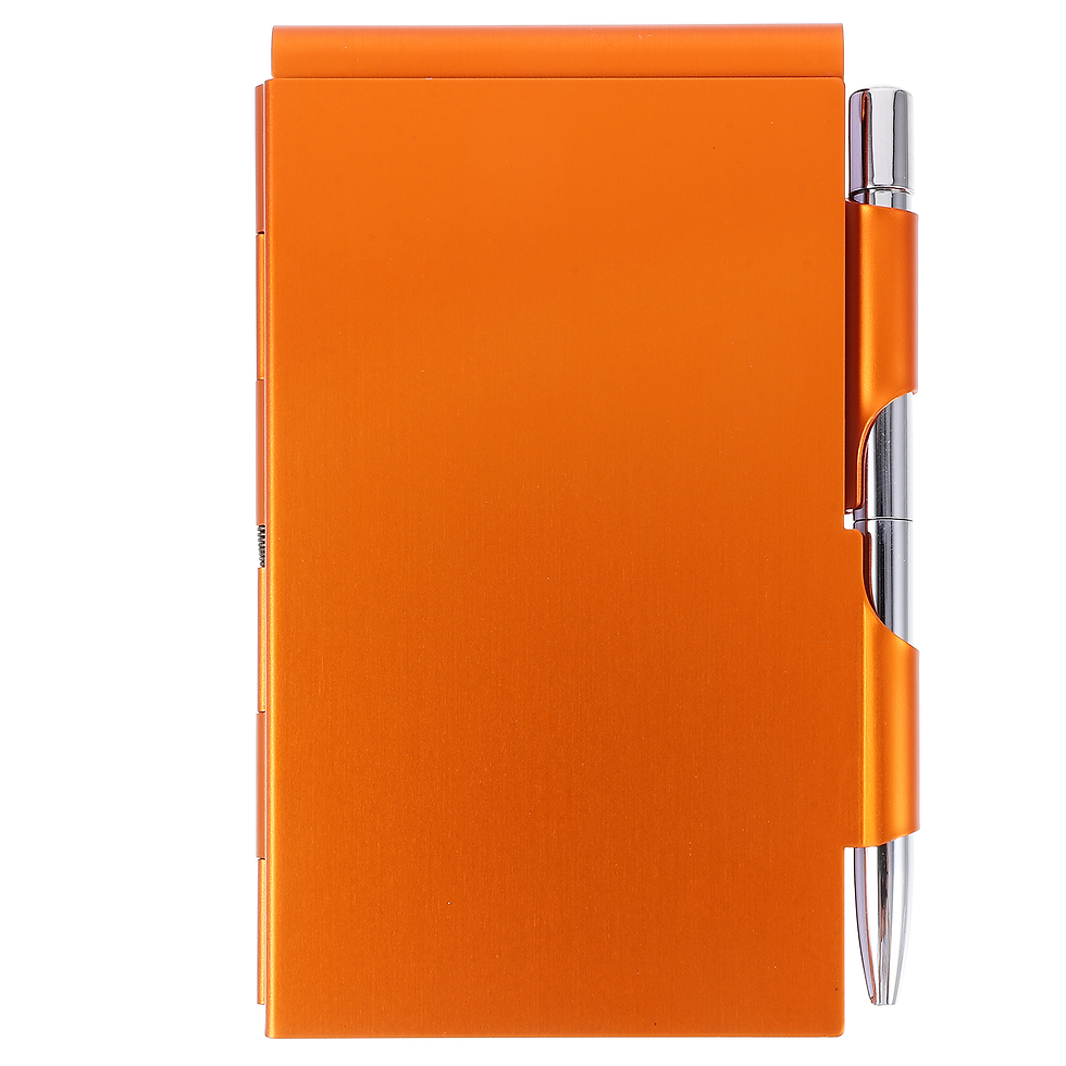 Thumbnail: Notebook With Pen Aluminum Alloy Card Case Mini Metal Memo Pads Small Notebooks