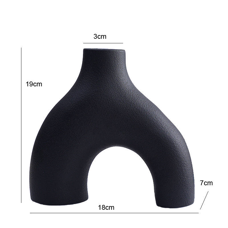 Thumbnail: Flower Vases Home Decor Nordic Ceramic Vase Home Decoration Accessories Office B
